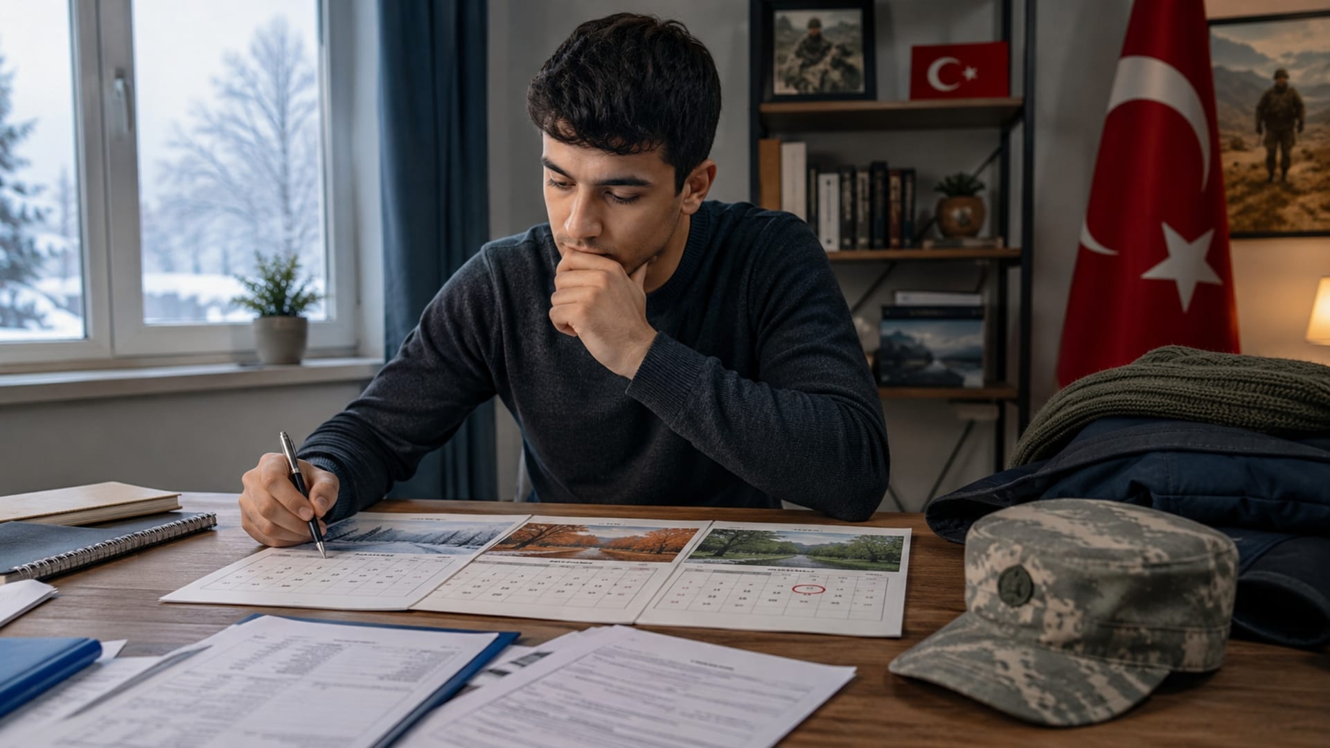 Kış döneminde askerlik yapmanın şartlarını ve Kasım celbini değerlendiren Türk asker adayı