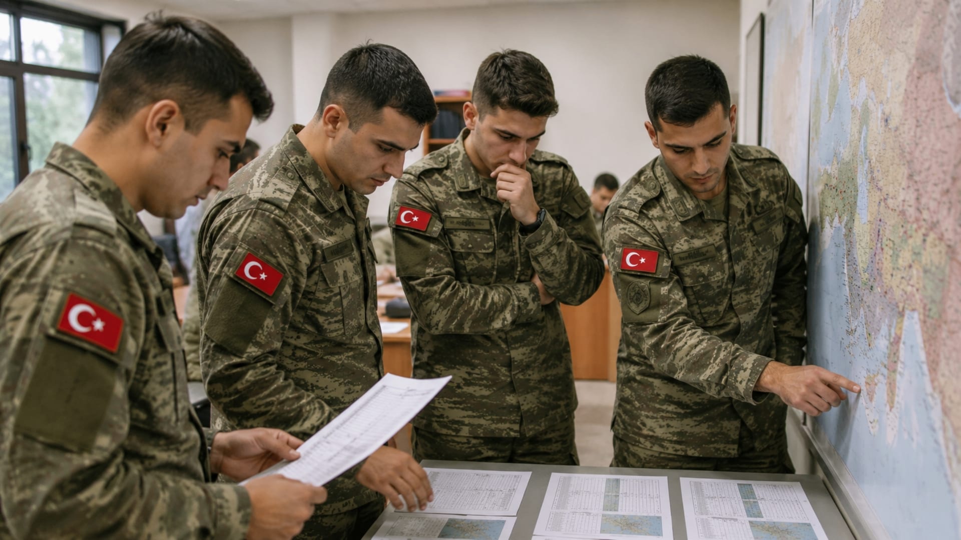 Görev yeri seçeneklerini başarı sıralaması ve bölge tercihleriyle birlikte değerlendiren Türk asker adayları