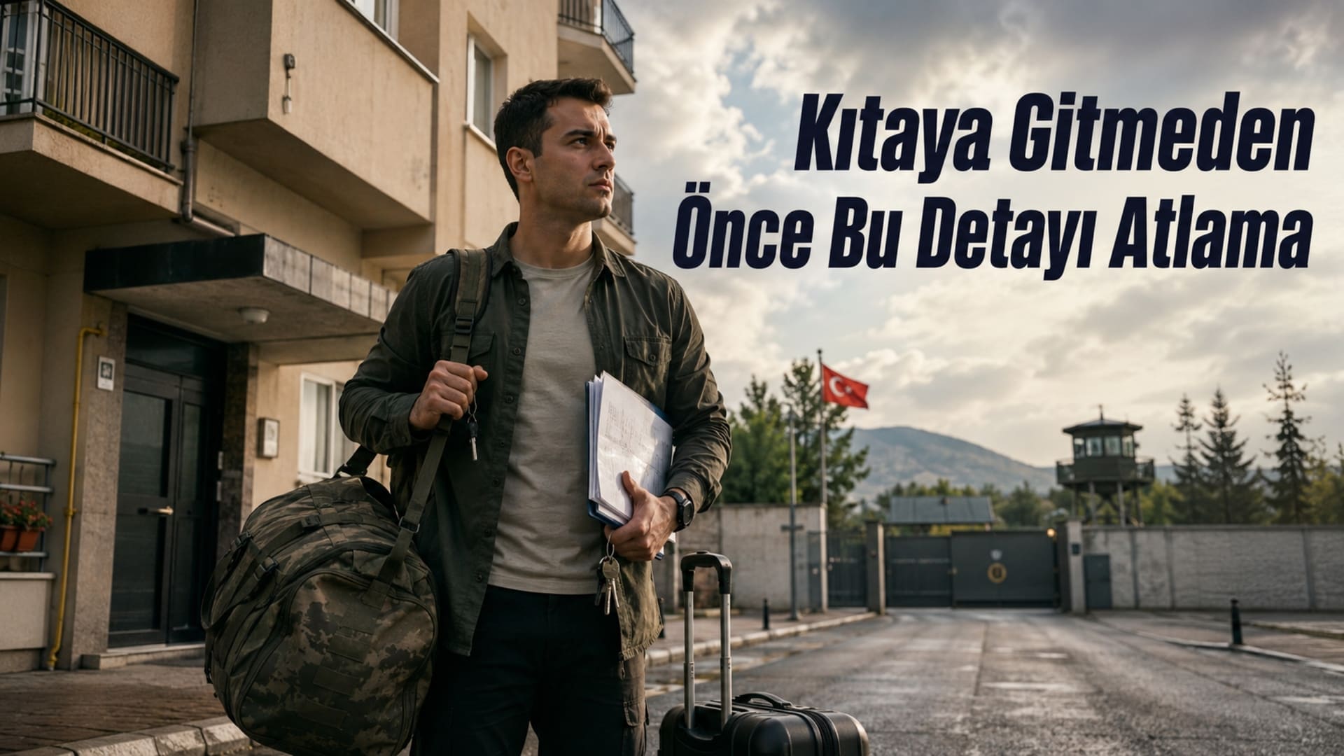 Görev yerine katılmadan önce konaklama ve ev seçeneklerini değerlendiren Türk yedek subay ve yedek astsubay personel