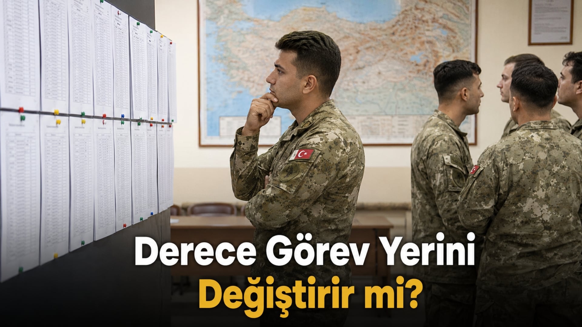 Başarı derecesi sonrası görev yeri seçeneklerini inceleyen yedek subay ve yedek astsubay adayı