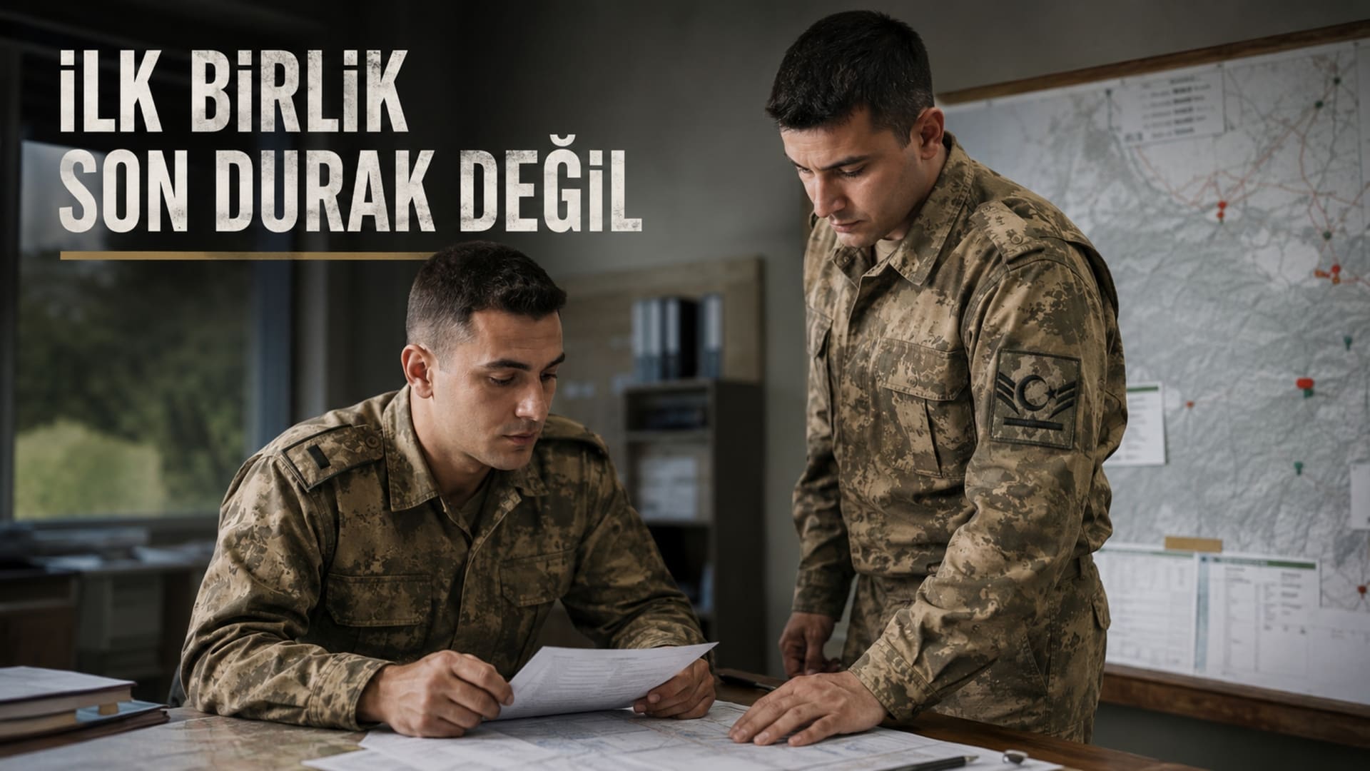 Eğitim birliğini tamamladıktan sonra asıl görev yerine geçmeye hazırlanan Türk yedek subay ve yedek astsubay personel