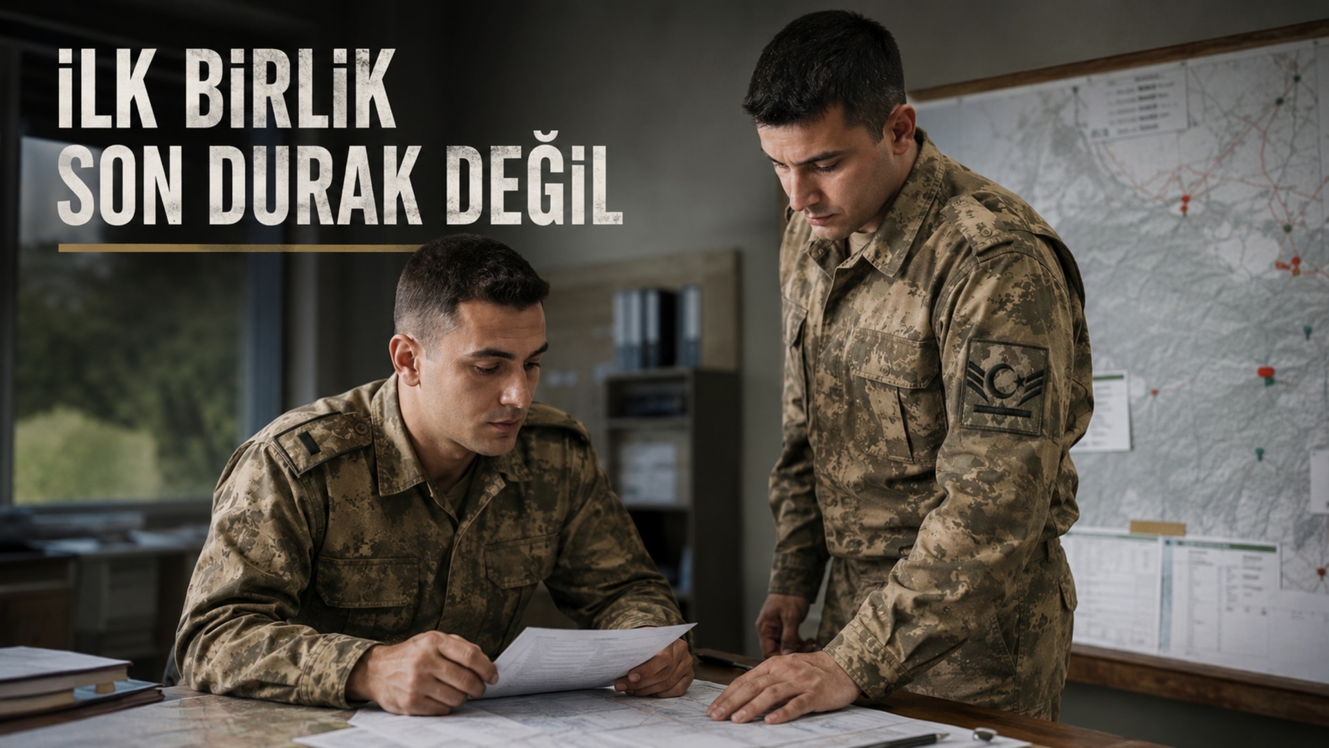 Eğitim birliğini tamamladıktan sonra asıl görev yerine geçmeye hazırlanan Türk yedek subay ve yedek astsubay personel