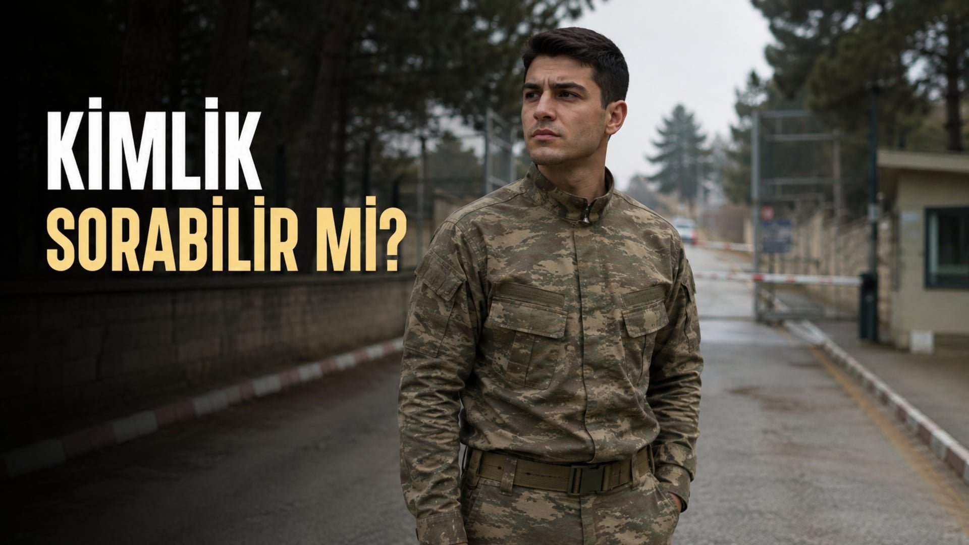 Sivil hayatta askerî rütbenin kimlik kontrolü yetkisi sağlayıp sağlamadığını anlatan Türk askerî personel