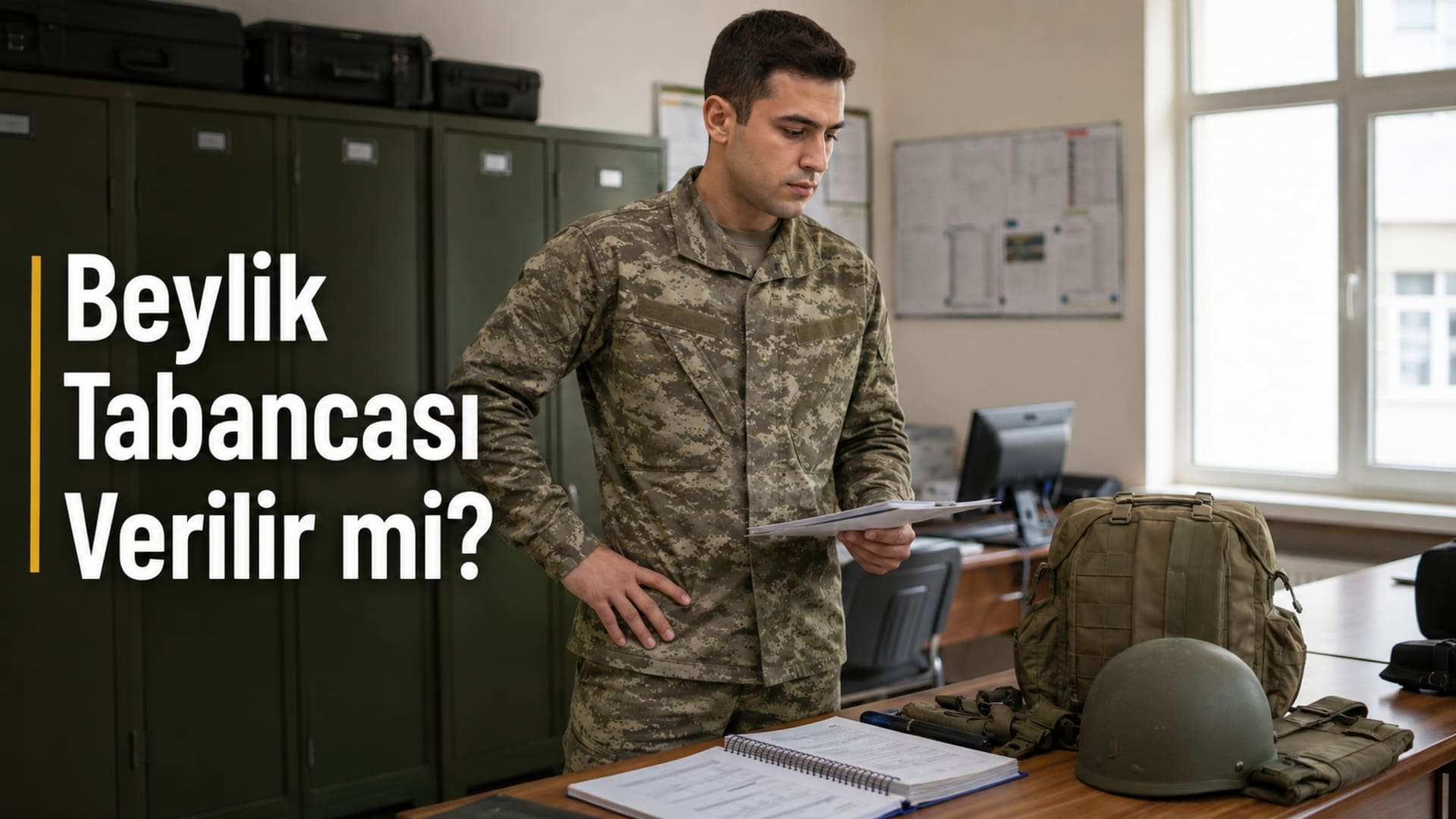 Yedek subay ve yedek astsubayların kişisel tabanca tahsisi konusunu anlatan Türk askerî personel
