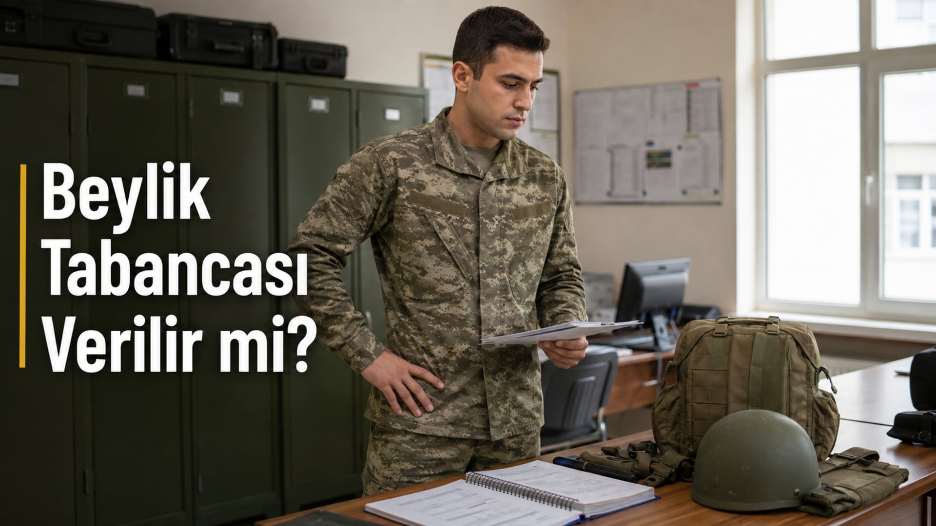 Yedek subay ve yedek astsubayların kişisel tabanca tahsisi konusunu anlatan Türk askerî personel