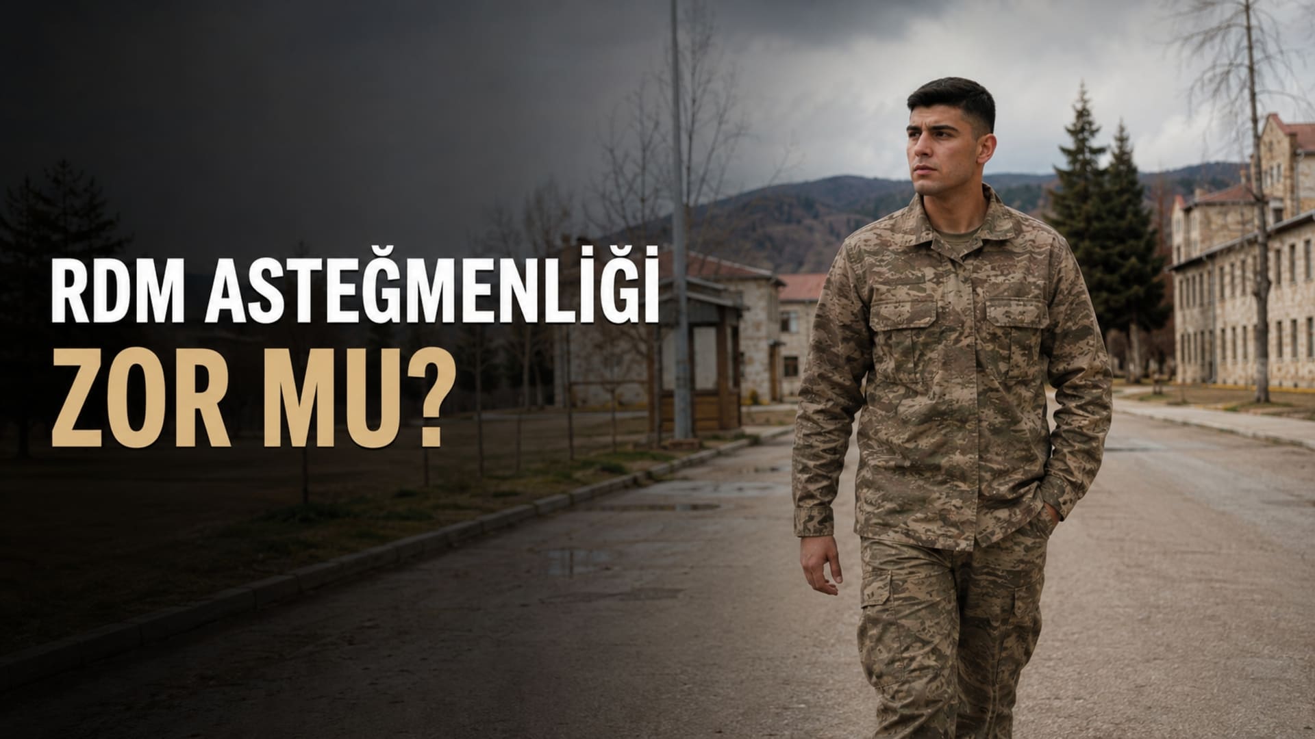 RDM asteğmenliği sırasında yalnızlık, yoğun sorumluluk ve farklı yaşam koşullarıyla mücadele eden Türk askerî personel