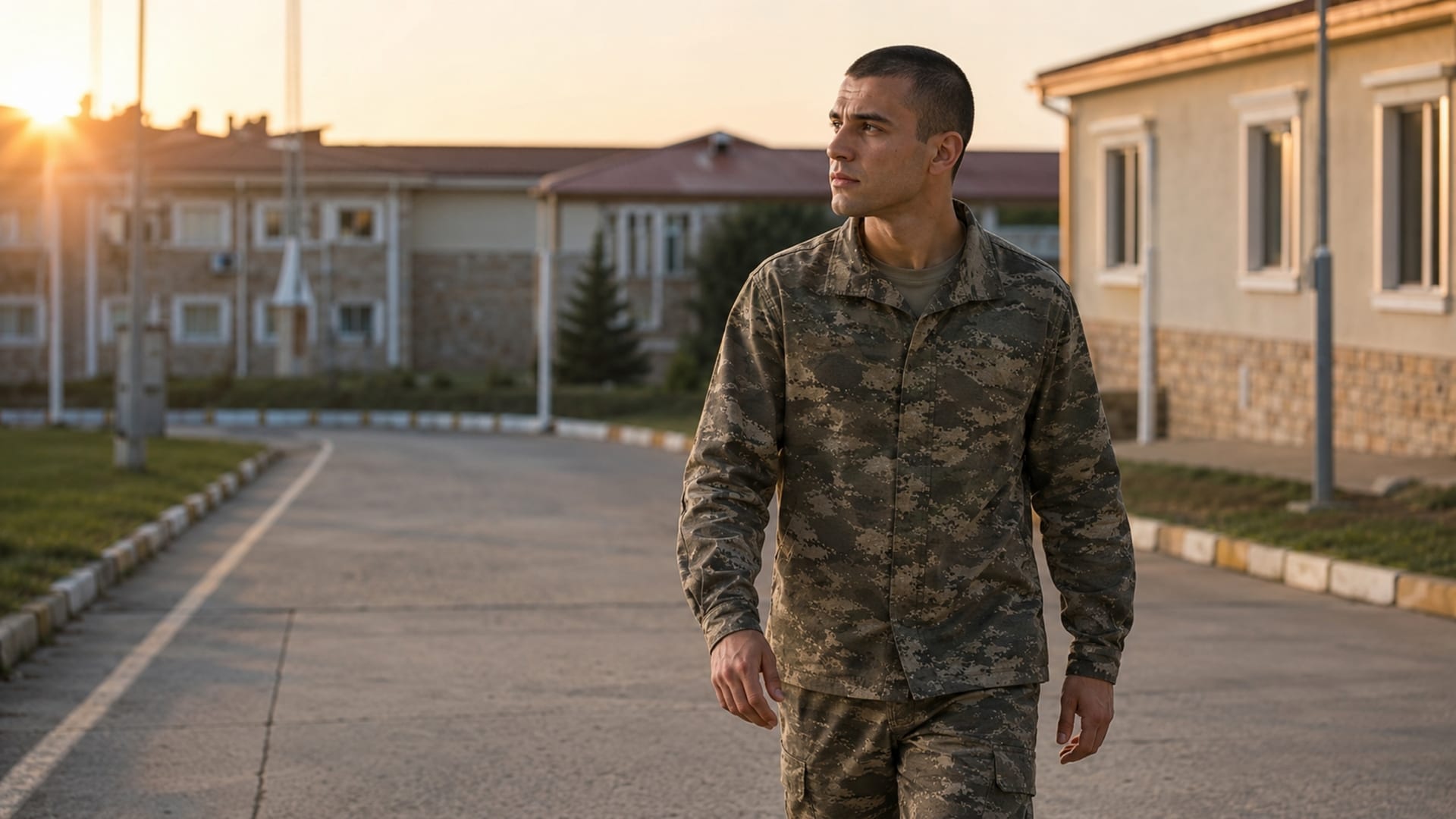 Alışık olmadığı bir görev çevresinde yeni yaşam koşullarına uyum sağlayan Türk askerî personel