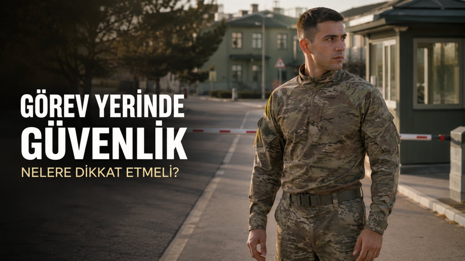 Görev yerinde kişisel güvenlik ve yedek personel statüsünü değerlendiren Türk askerî personel