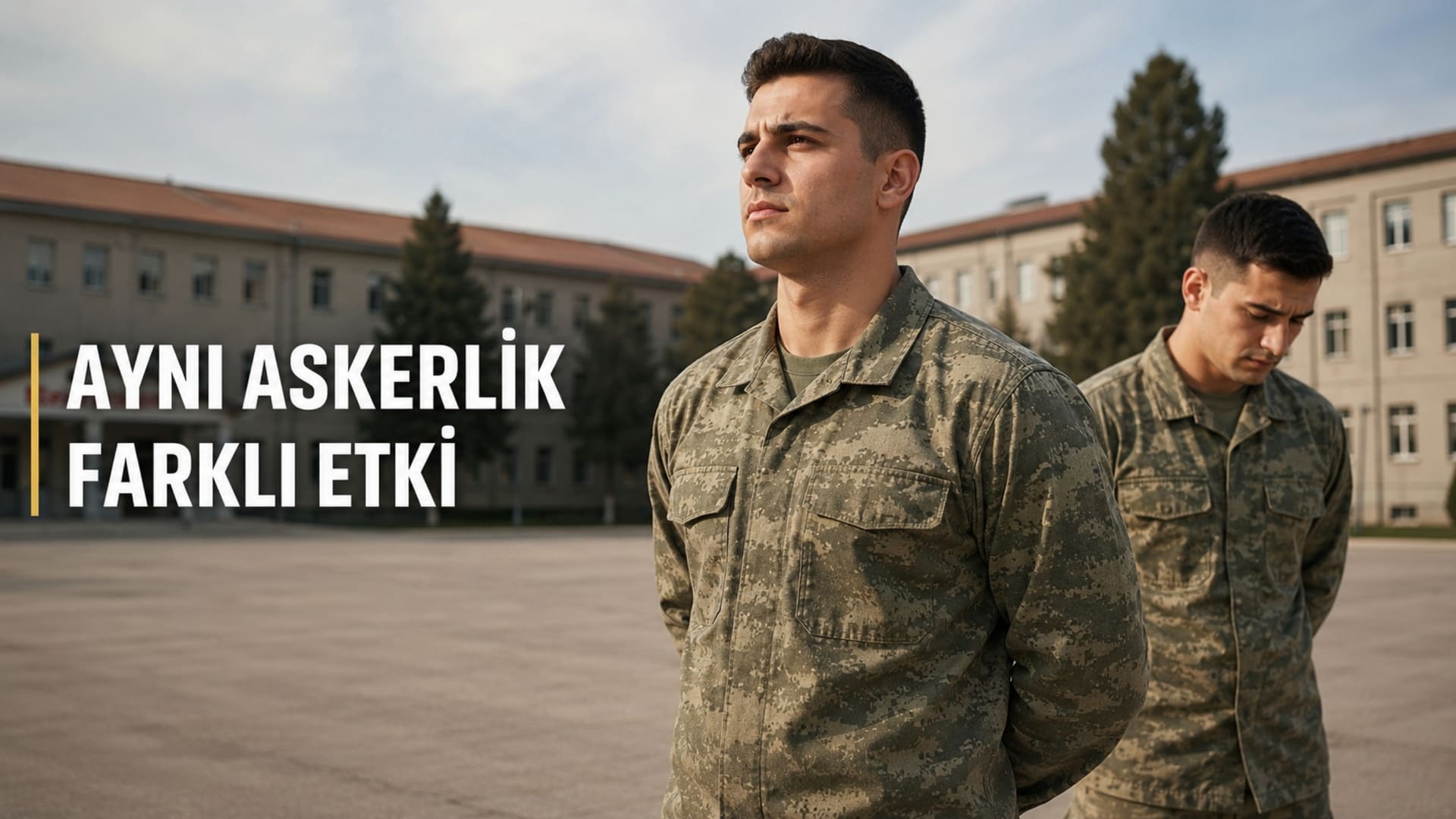 Aynı yedek subaylık deneyiminin farklı kişilerde farklı etkiler bırakabileceğini temsil eden Türk askerî personel