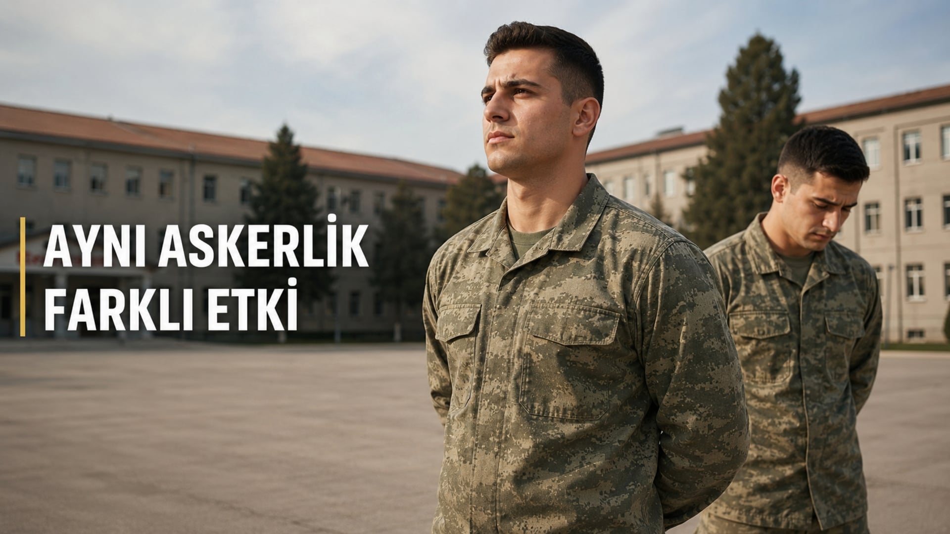 Aynı yedek subaylık deneyiminin farklı kişilerde farklı etkiler bırakabileceğini temsil eden Türk askerî personel