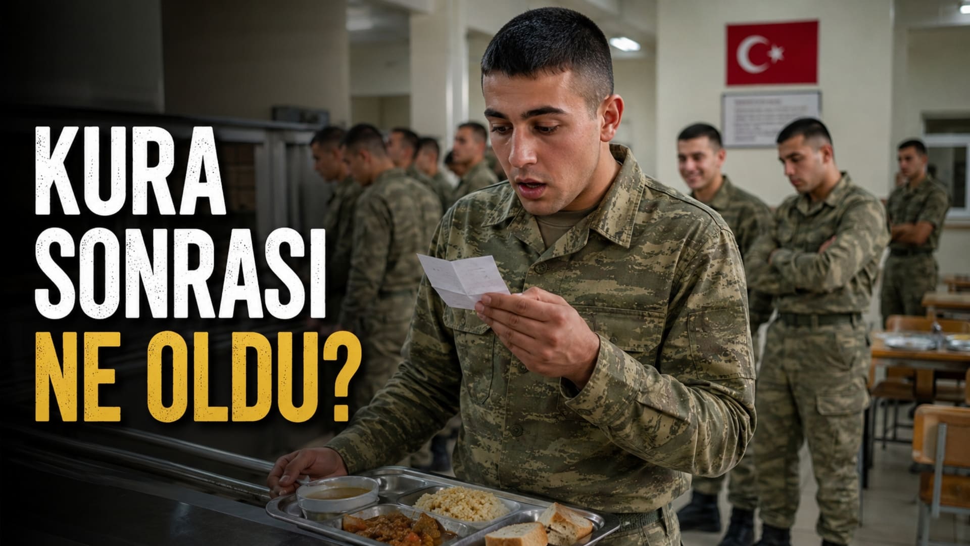 Yedek subaylık kura sonucunun ardından hiç beklemediği görev yerini öğrenen ve yeni hayat düzenini düşünen Türk askerî personel