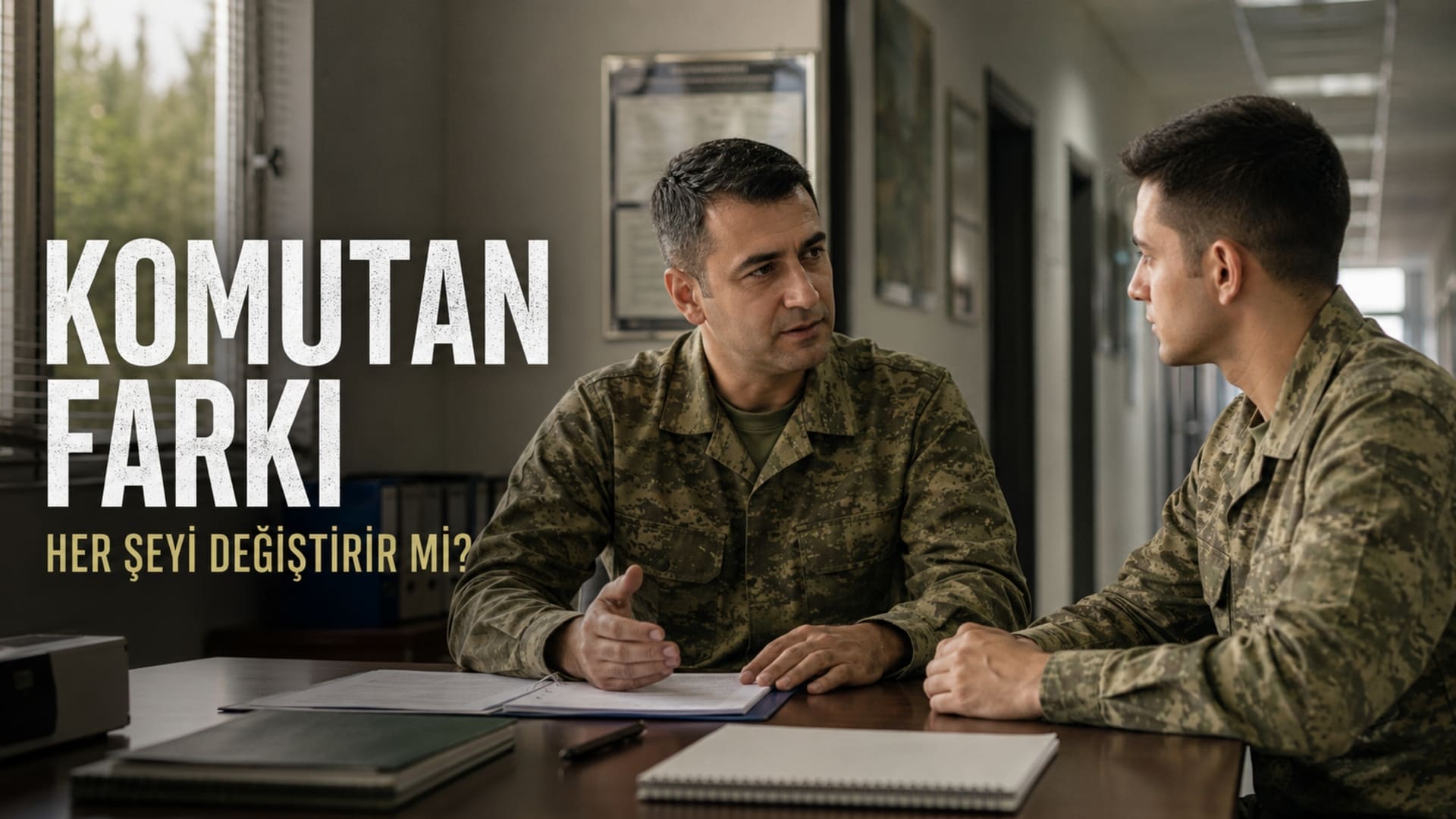 Yedek subaylıkta komutanıyla profesyonel görev ilişkisi kuran ve askerî ofiste birlikte çalışan Türk askerî personel