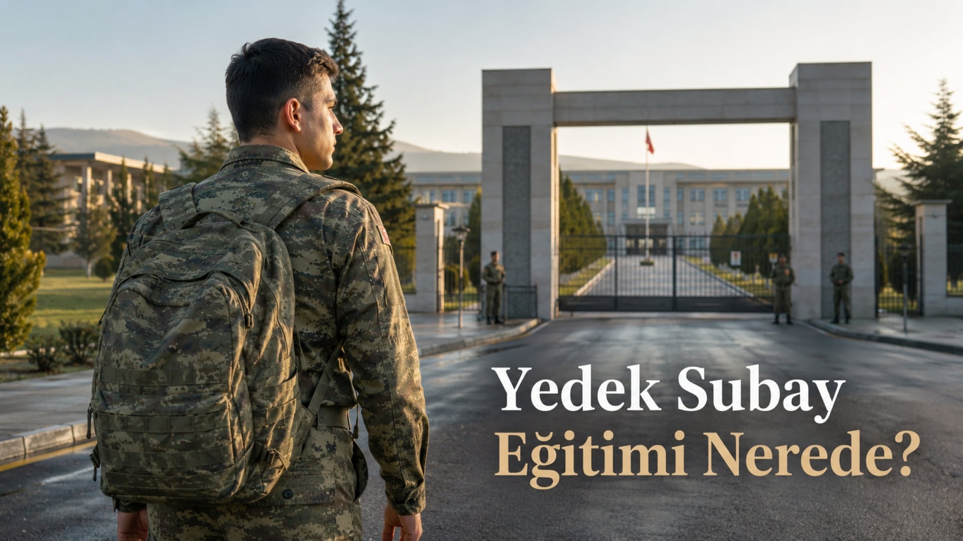 Yedek subay adaylarının eğitim gördüğü farklı askerî eğitim birliklerini ve sınıf okullarını gösteren Türk askerî eğitim ortamı