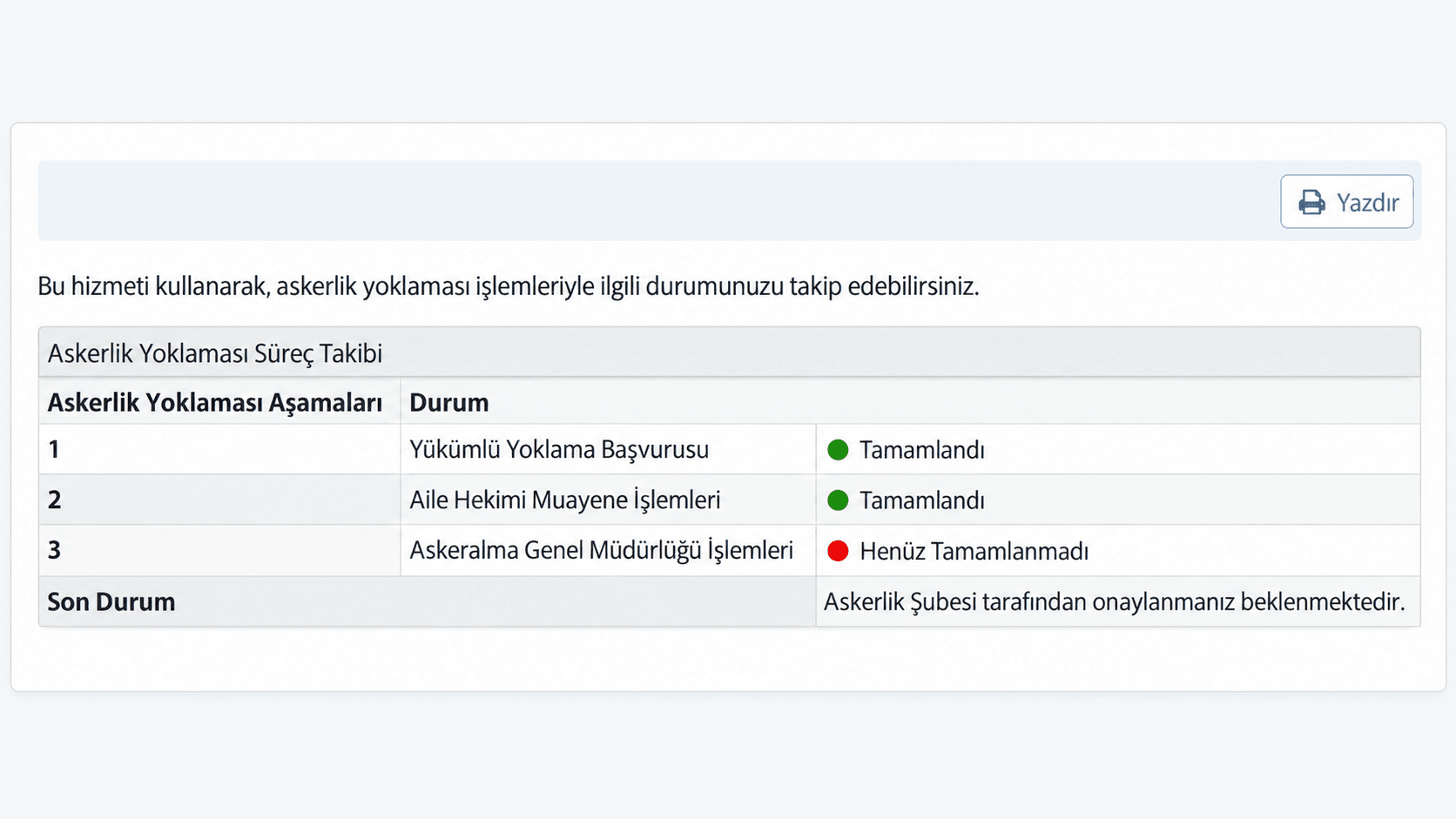 askerlik yoklaması aşamaları e devlet uygulamalı anlatım
