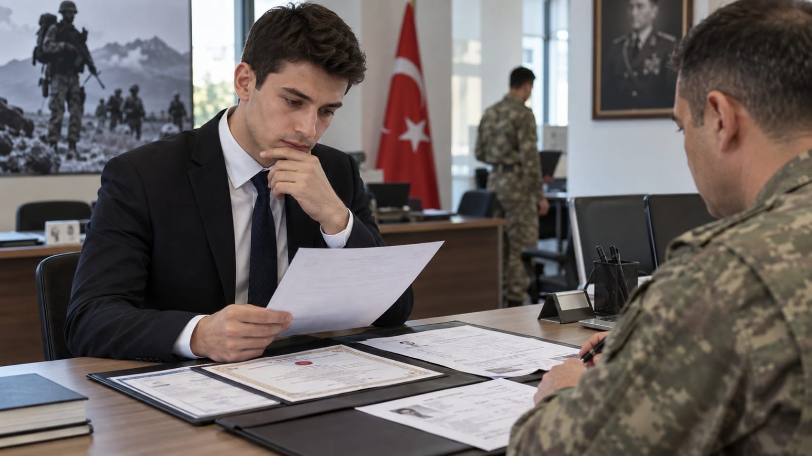 Ağustos celbinin avantajlarını değerlendiren planlama ve karar sahnesi